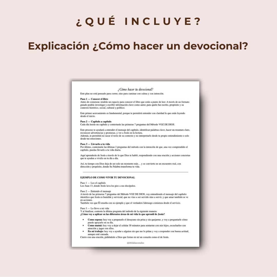 Devocional- ¿Quien dice Dios que soy?