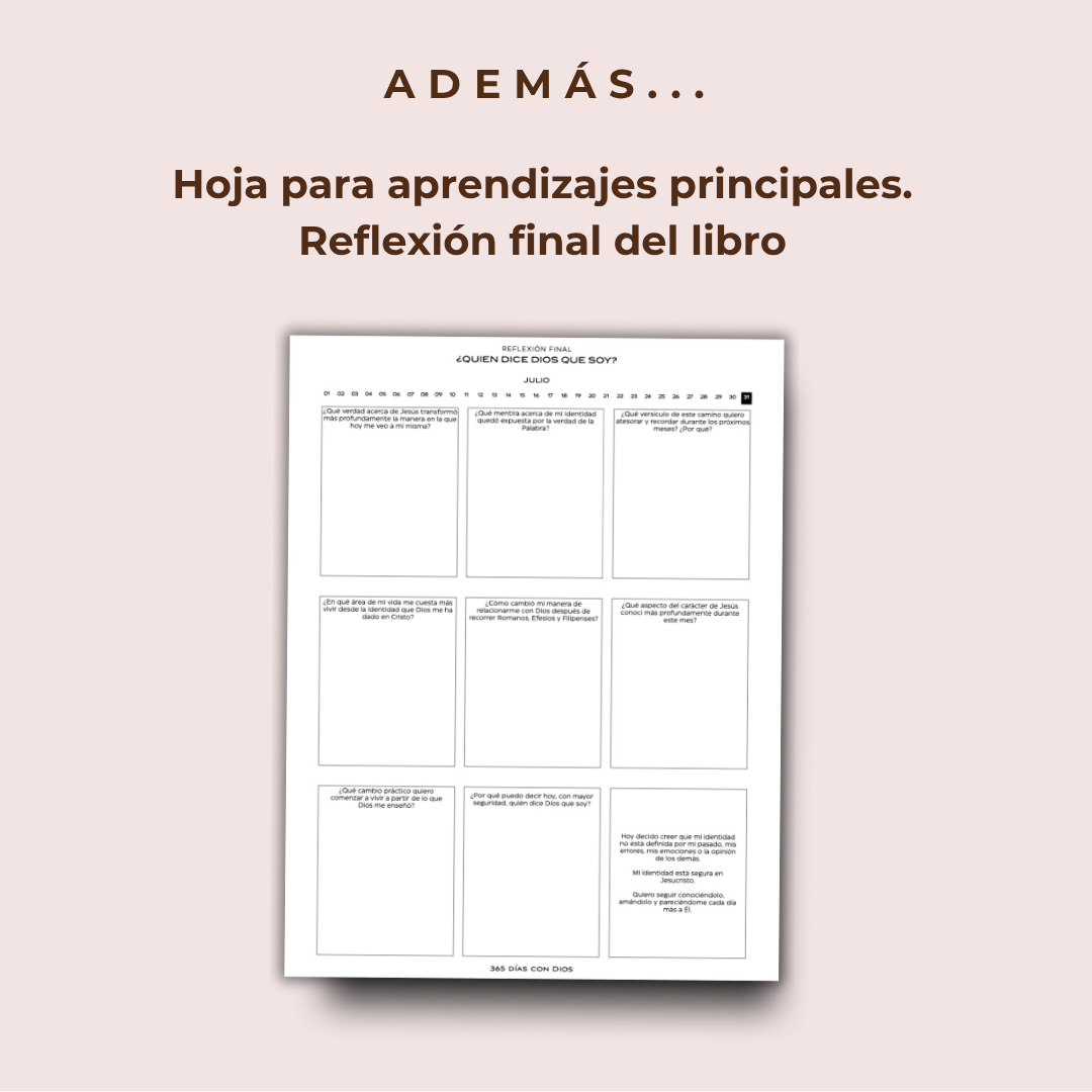 Devocional- ¿Quien dice Dios que soy?