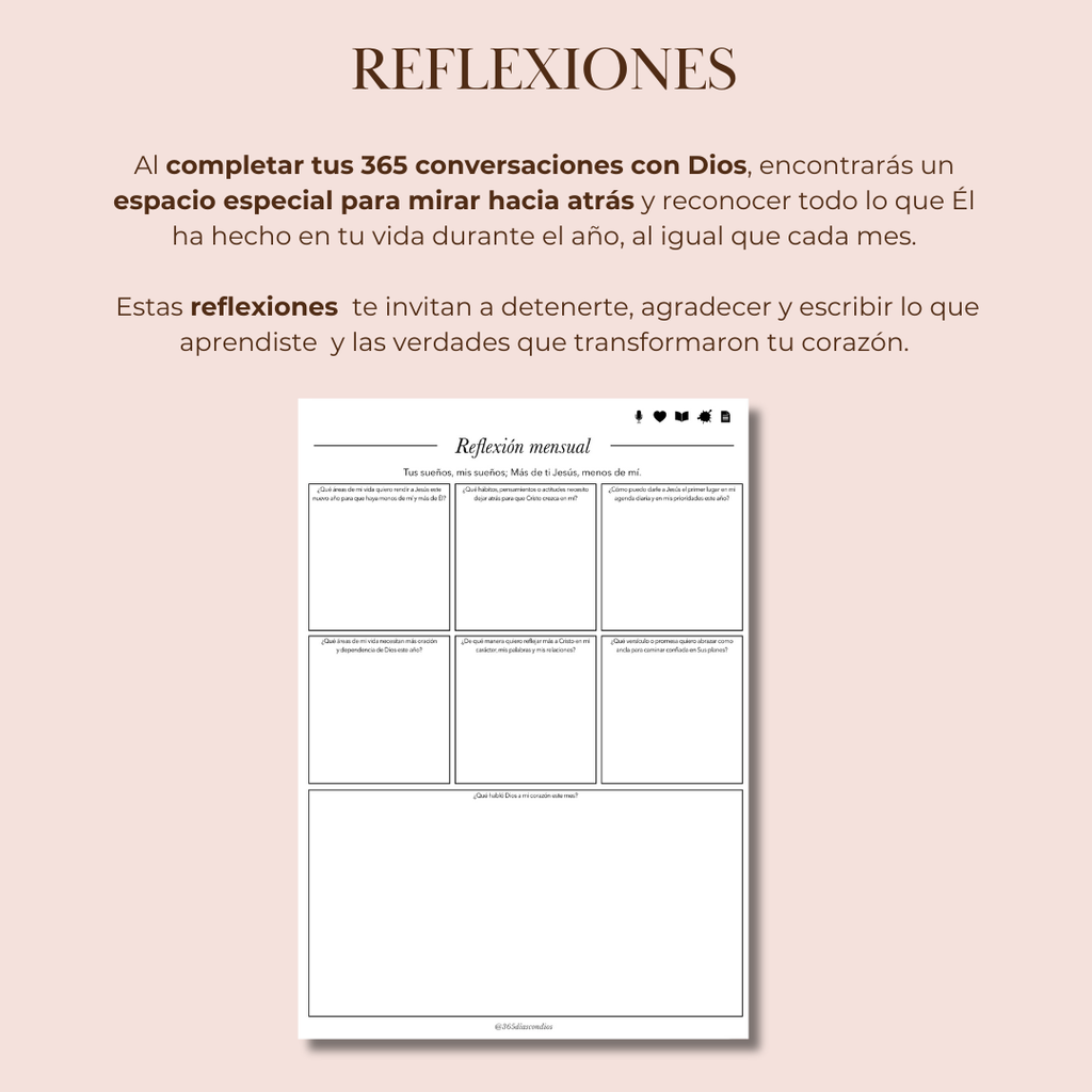 Diario devocional 365 conversaciones con Dios