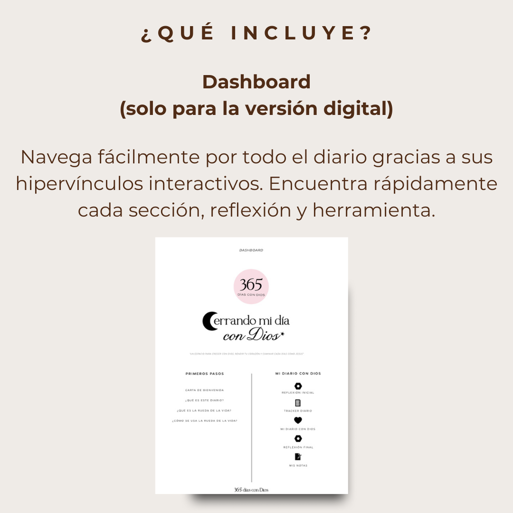 Diario Cerrando mi día con Dios