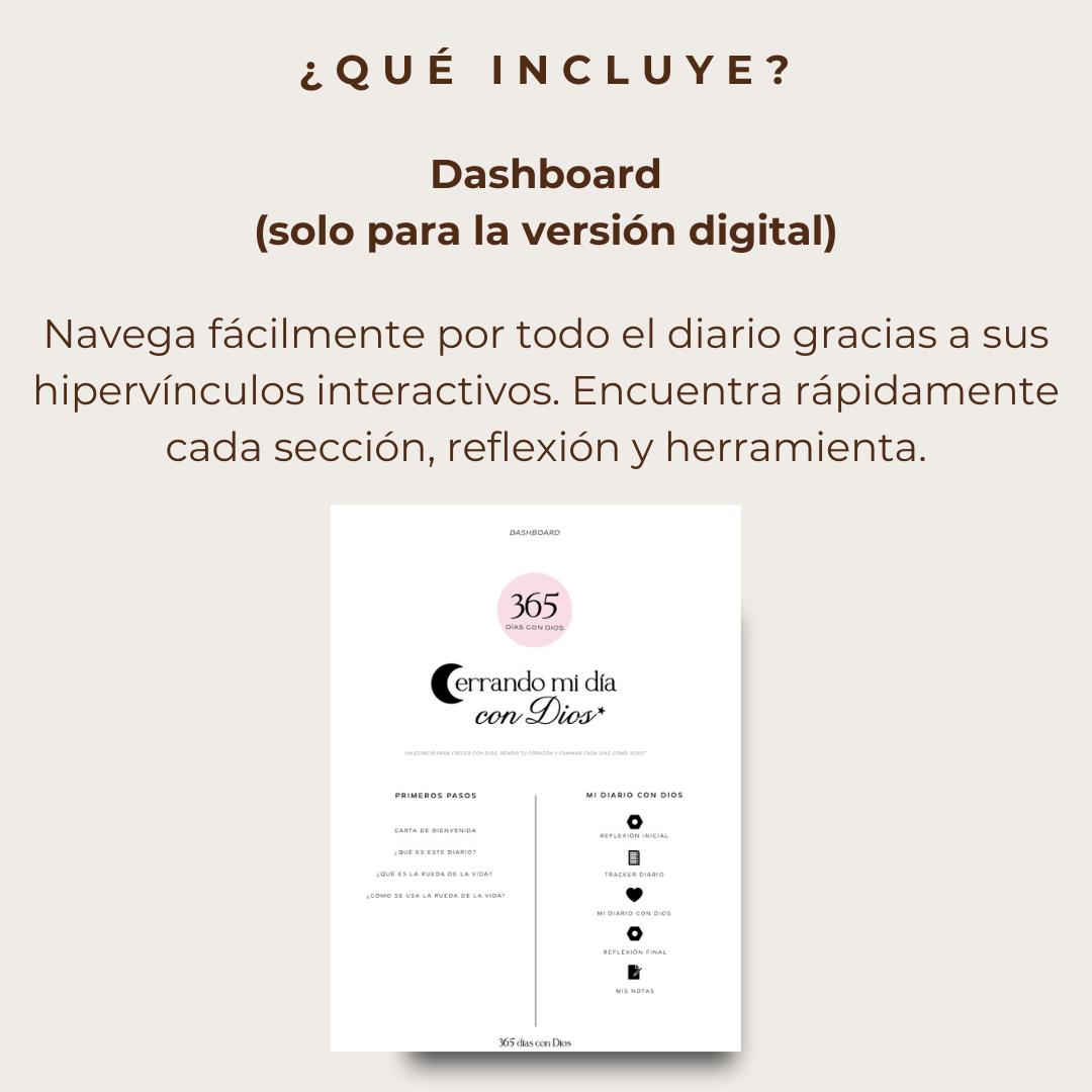 Diario Cerrando mi día con Dios