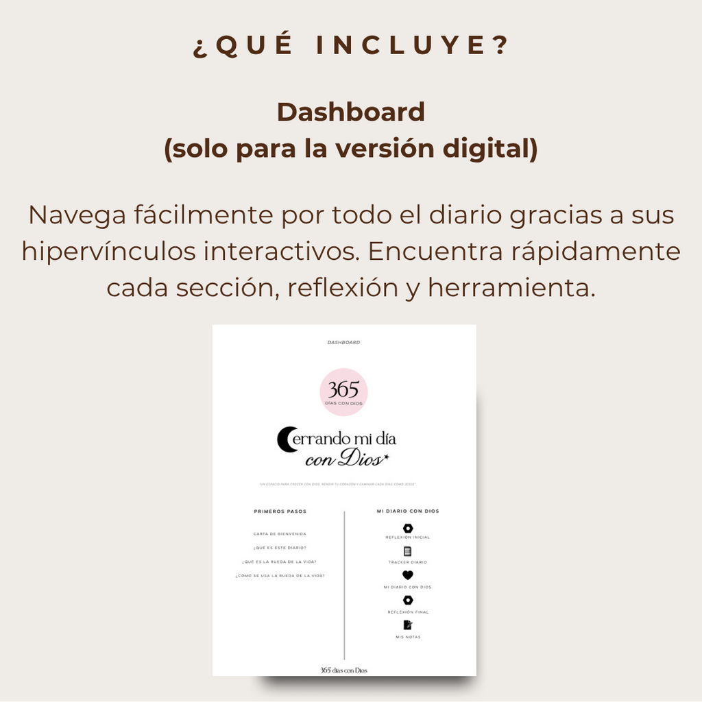 Diario Cerrando mi día con Dios