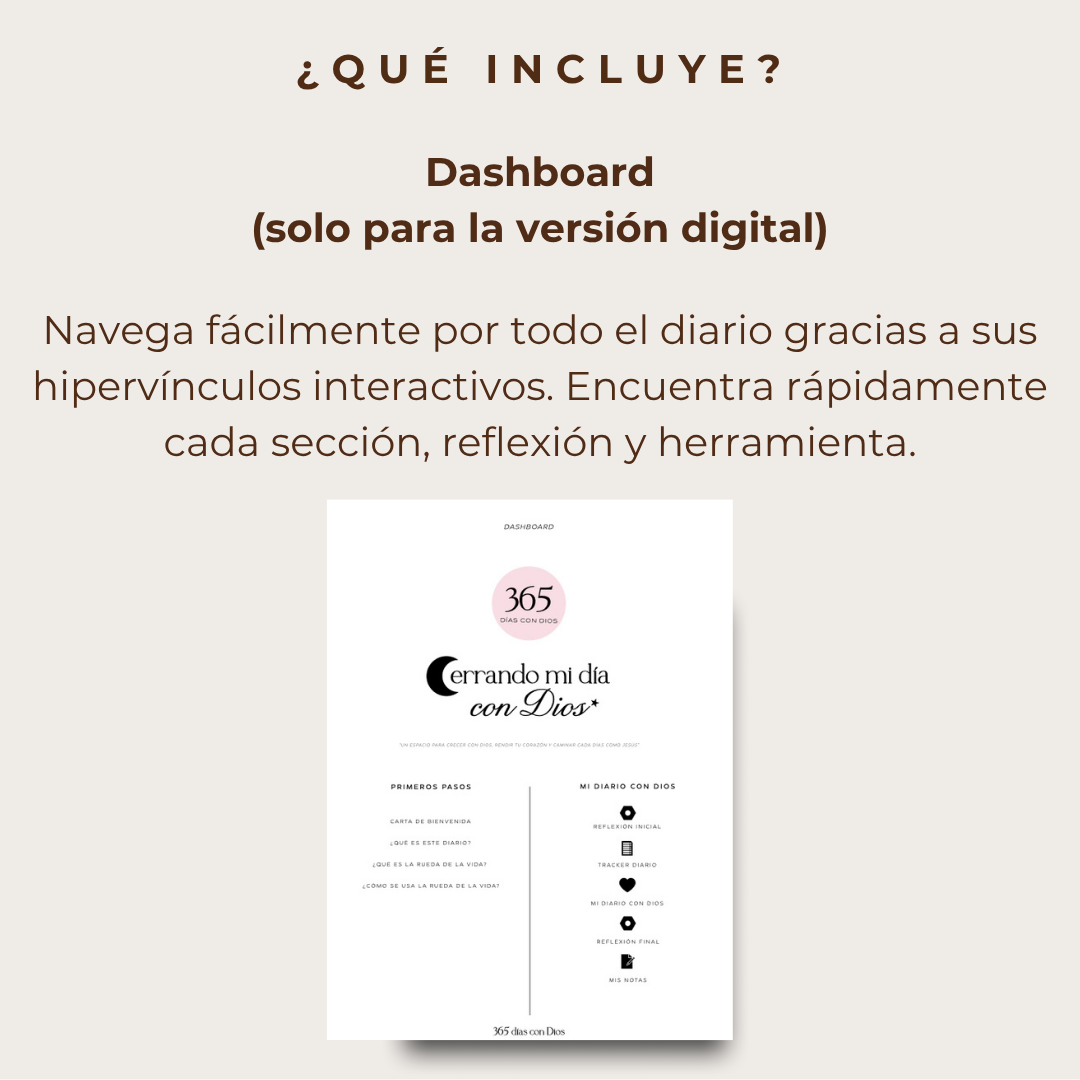 Diario Cerrando mi día con Dios