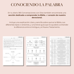 Diario devocional 365 conversaciones con Dios