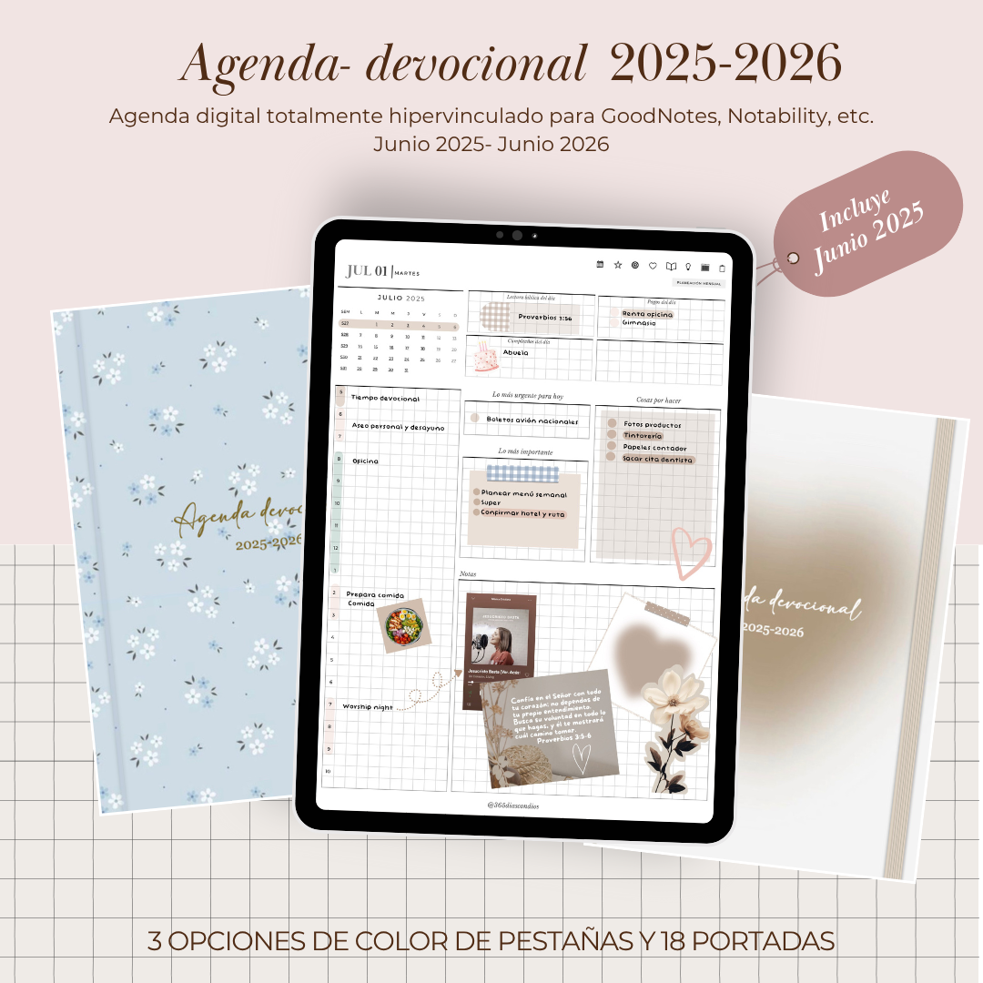 Agenda devocional 25-26