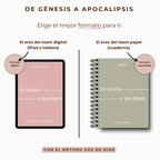 Diario de estudio de Génesis a Apocalipsis