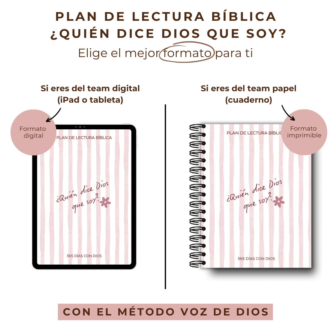 Devocional- ¿Quien dice Dios que soy? con acompañamiento