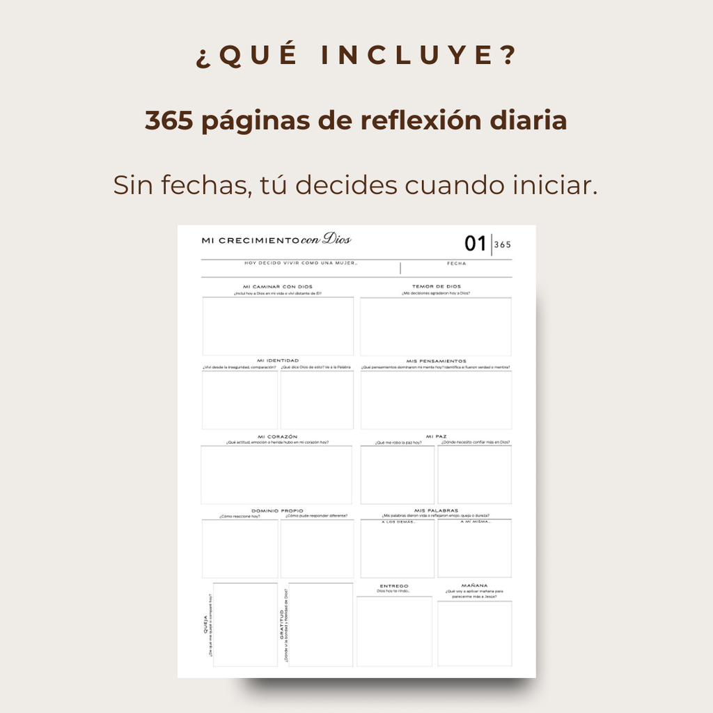Diario 365 días de crecimiento con Dios