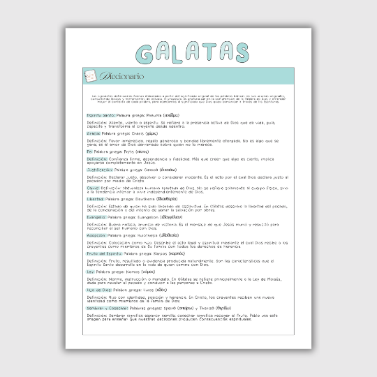 Apuntes- Libro Gálatas