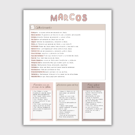 Apuntes- Libro Marcos