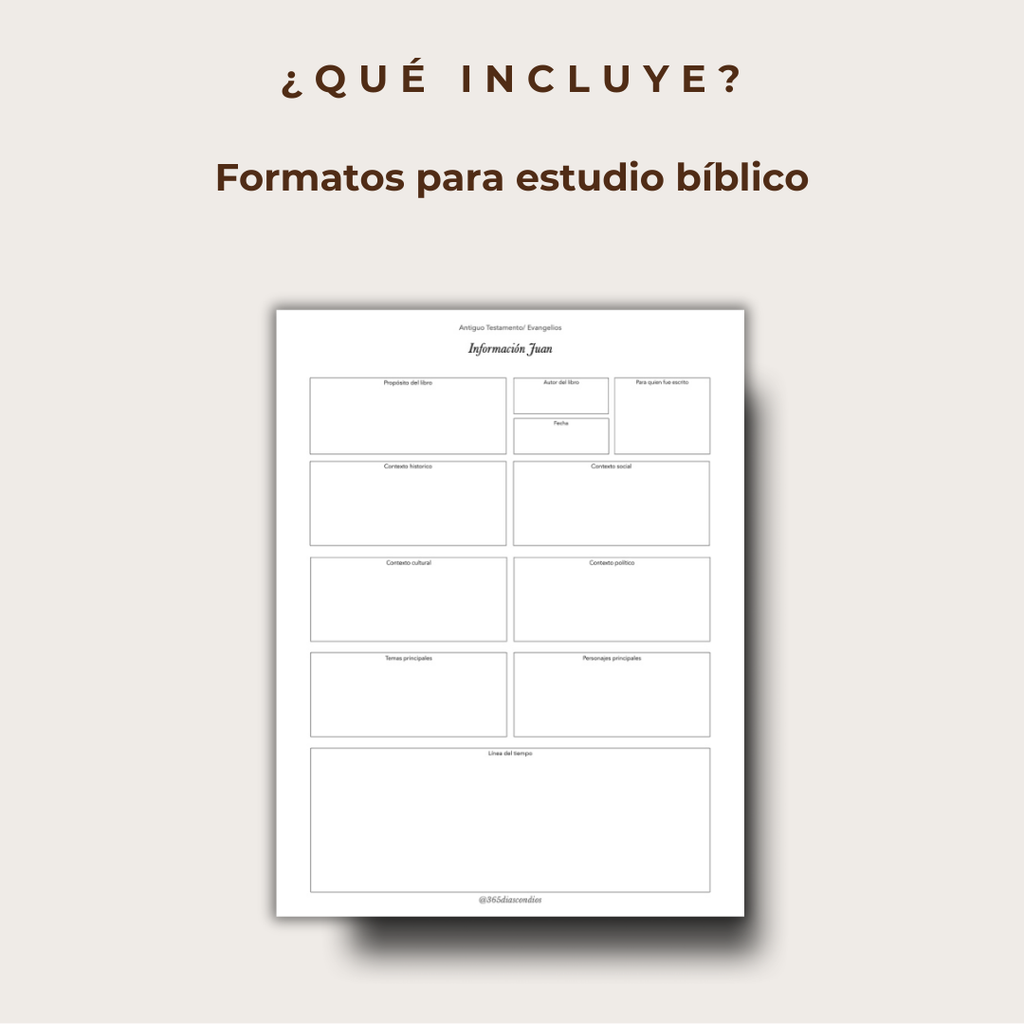 Plan lectura: Libro de Juan