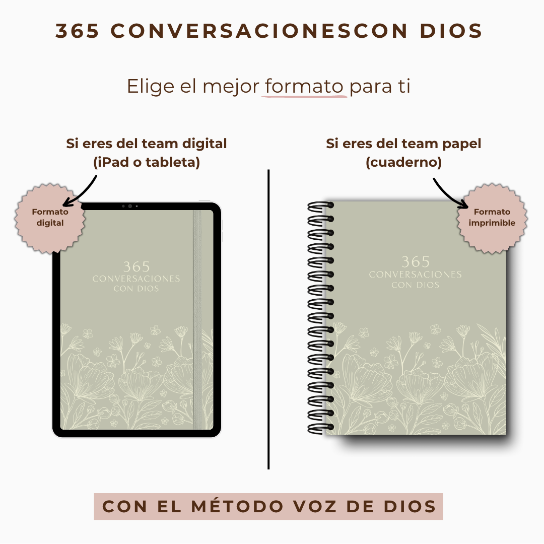 Diario devocional 365 conversaciones con Dios
