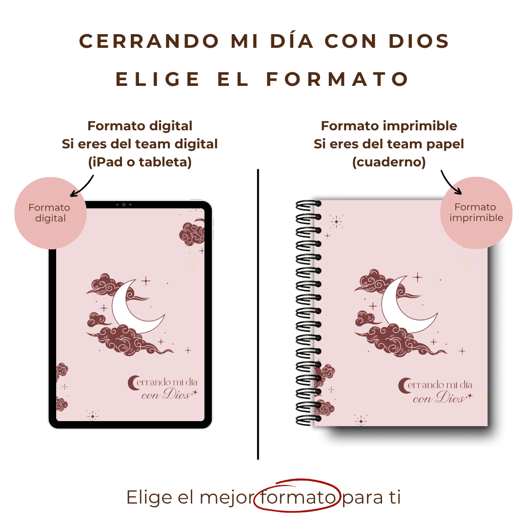 Diario Cerrando mi día con Dios