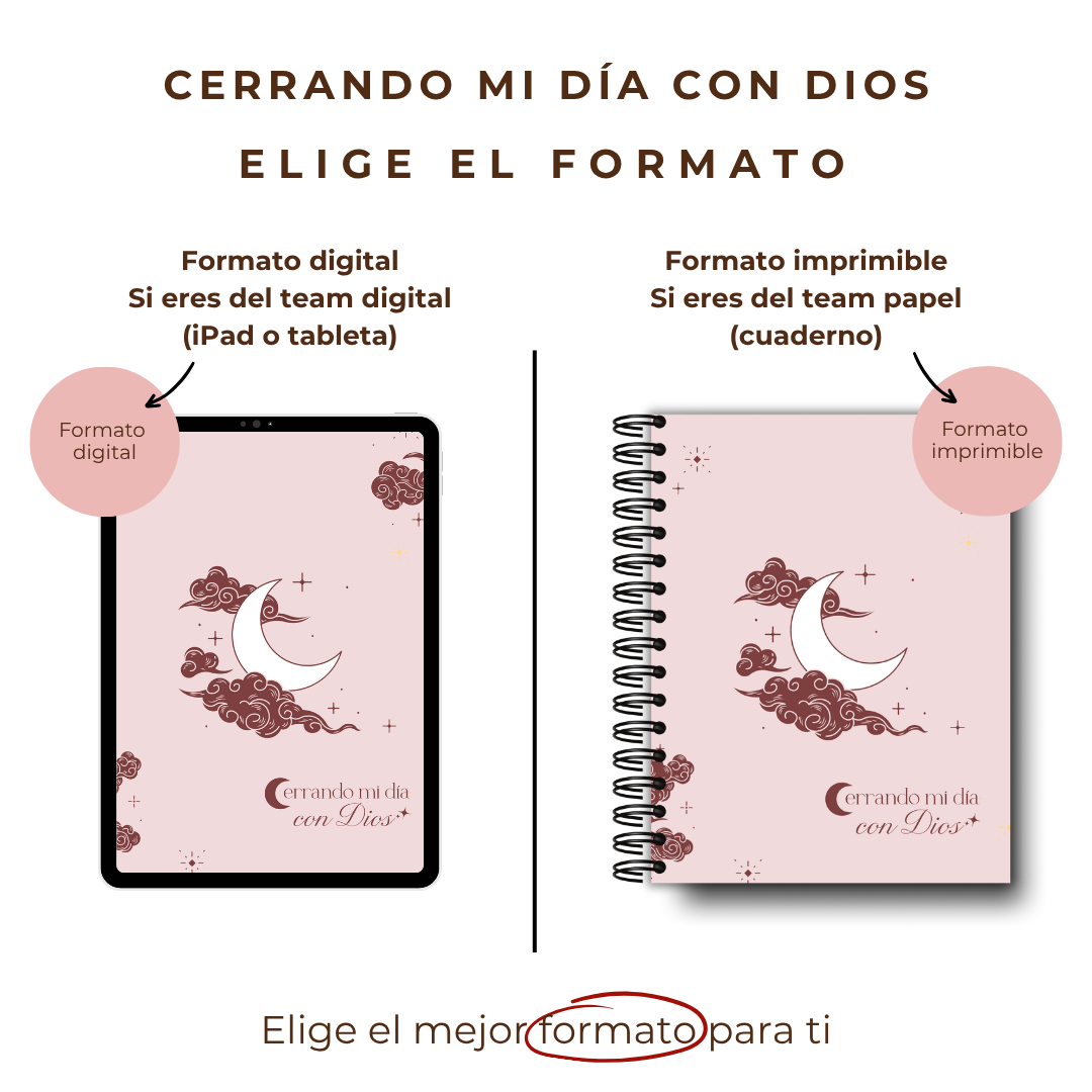 Diario Cerrando mi día con Dios