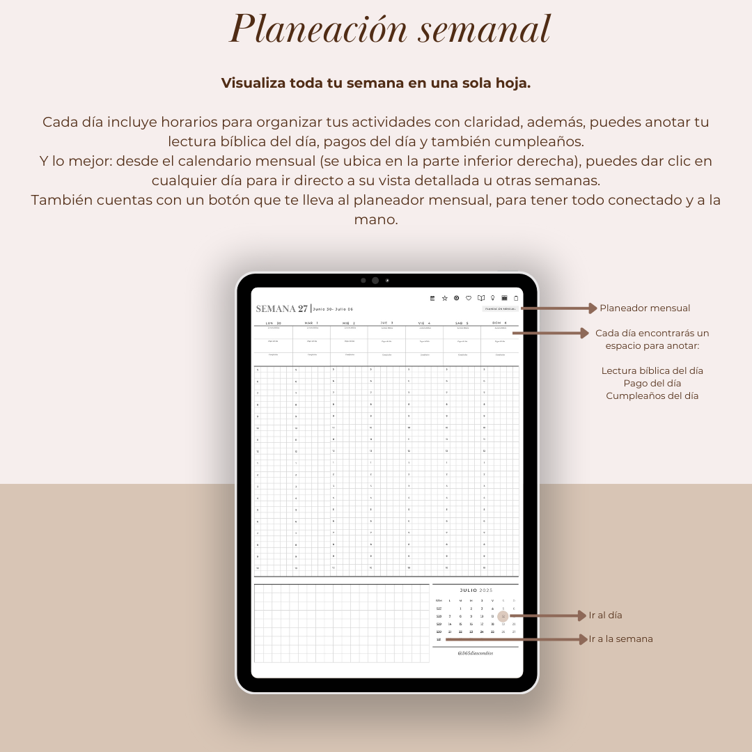 Agenda devocional 25-26