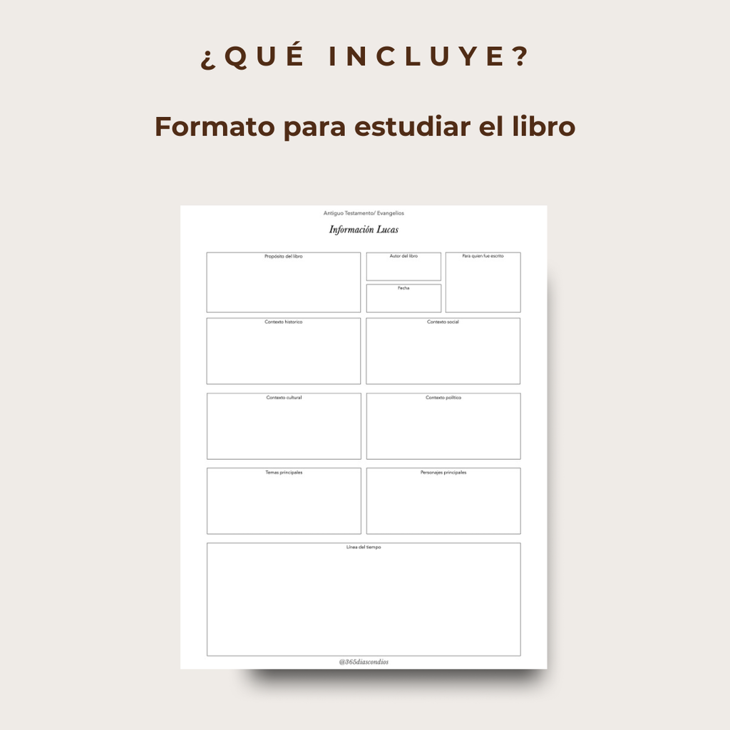 Plan lectura: Libro de Lucas