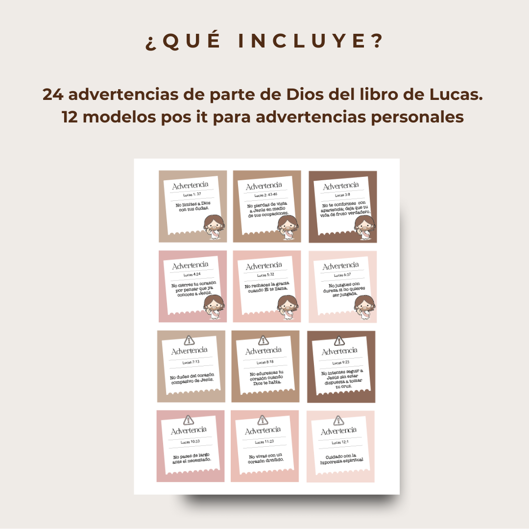 Kit de estudio Bíblico creativo- Libro de Lucas