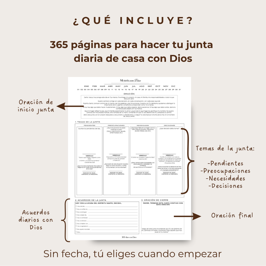 Diario Mi junta con Dios