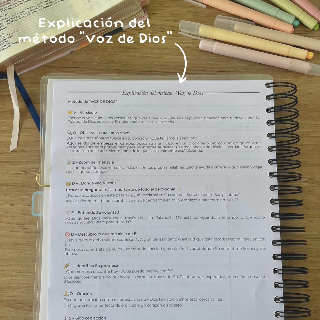 Diario Método "Voz de Dios" (imprimible)