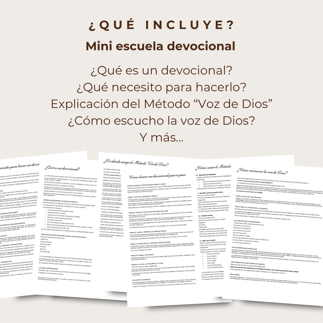 Diario devocional Mi tiempo con Dios