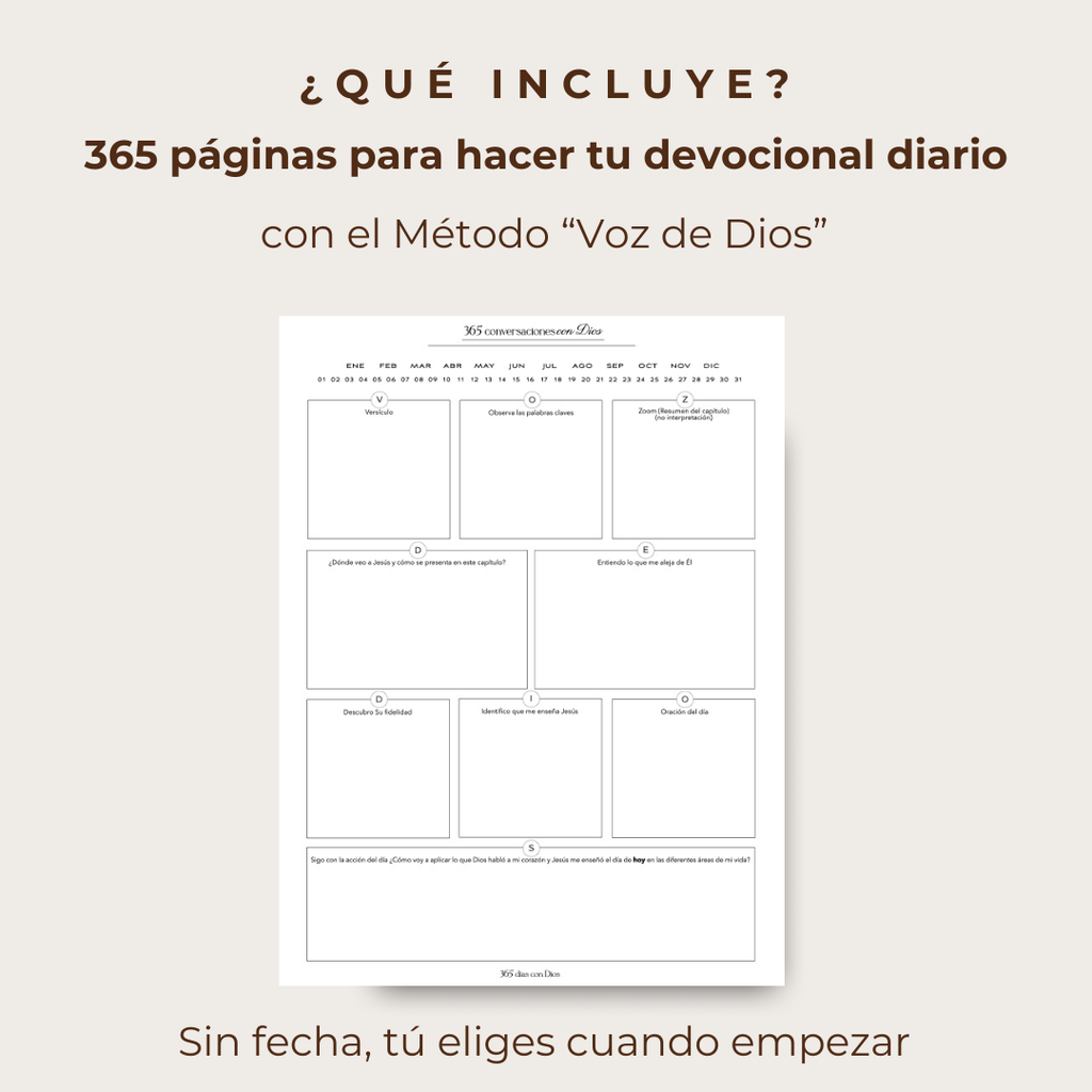 Diario devocional 365 conversaciones con Dios