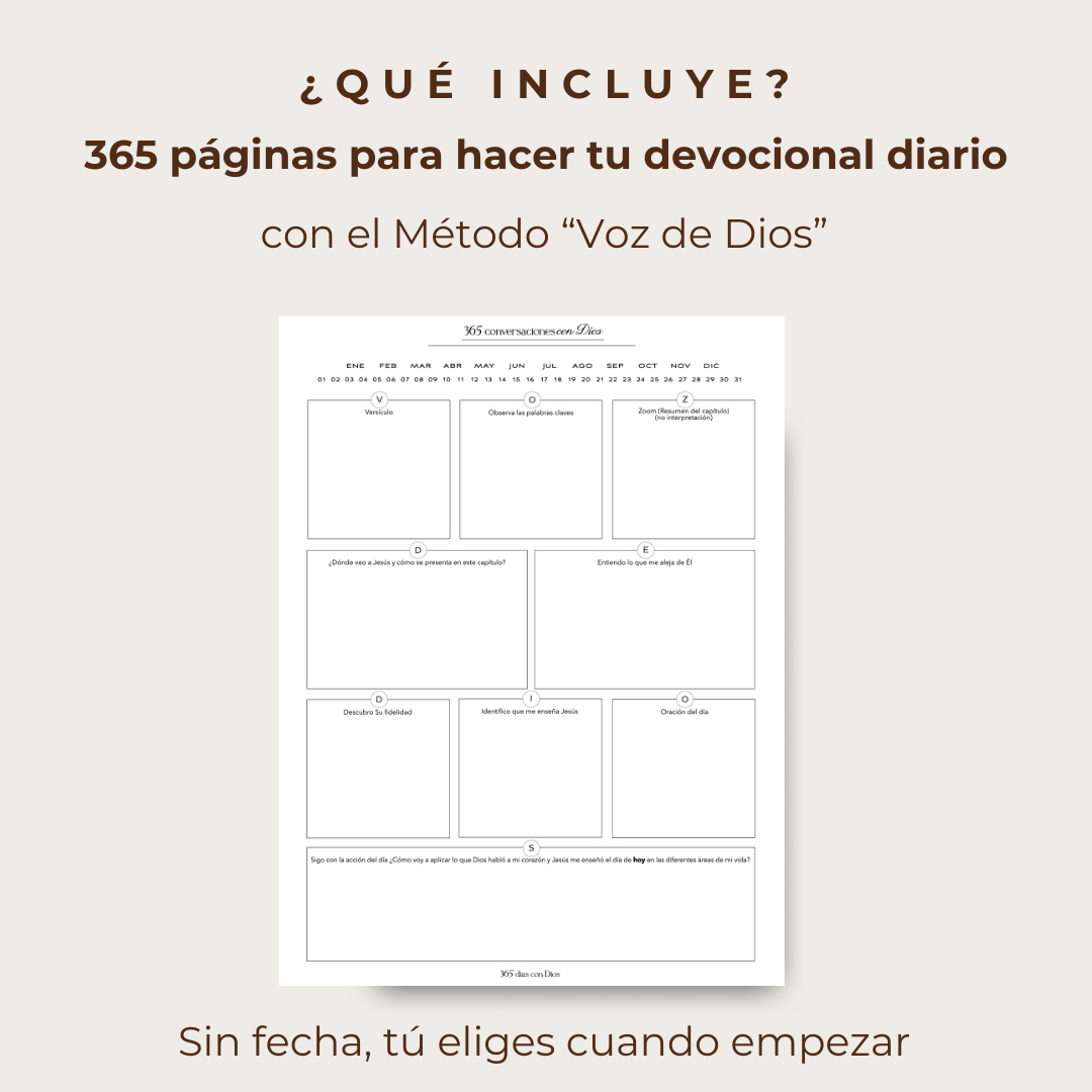 Diario devocional 365 conversaciones con Dios