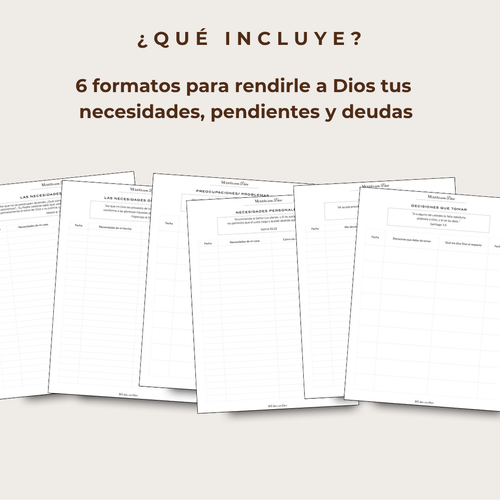 Diario Mi junta con Dios