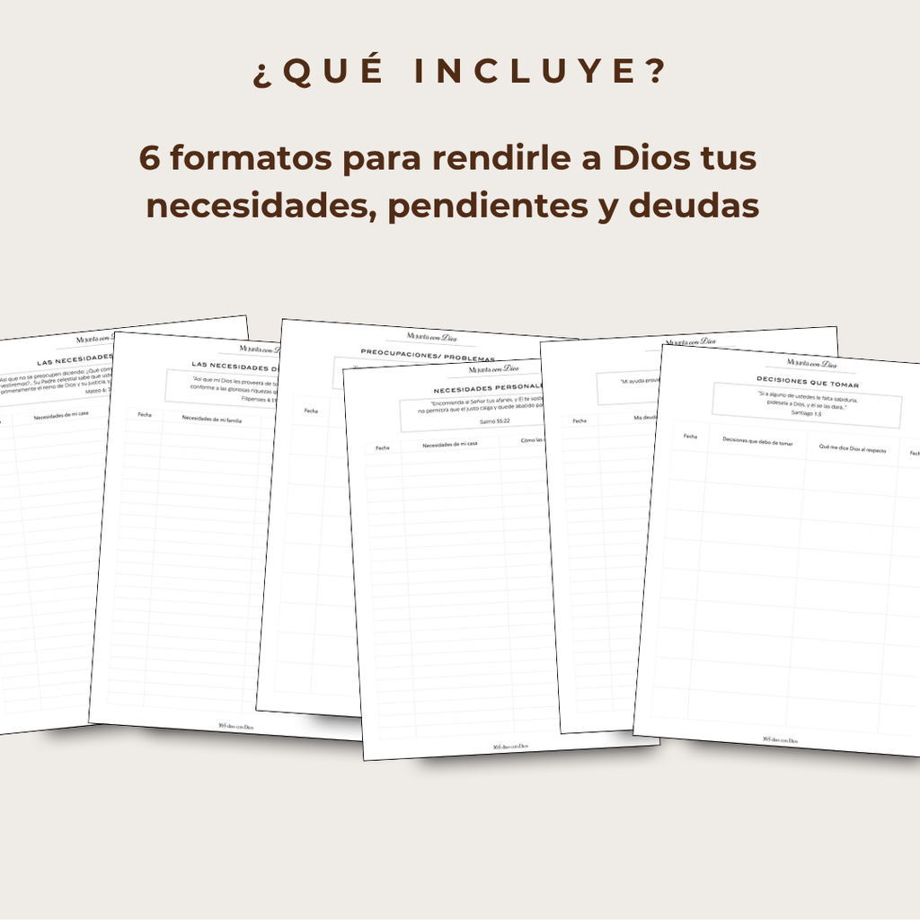 Diario Mi junta con Dios