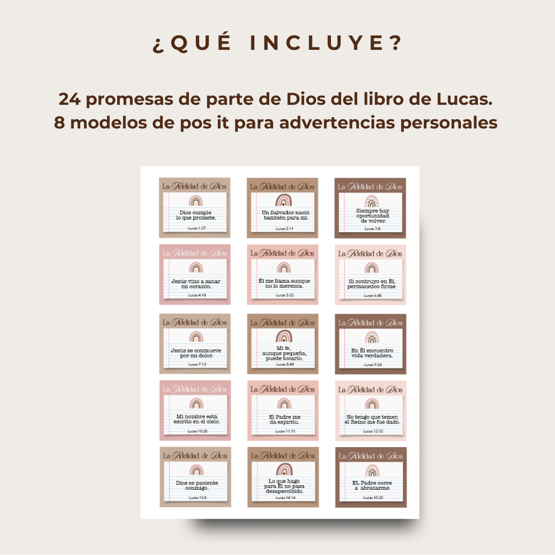 Kit de estudio Bíblico creativo- Libro de Lucas