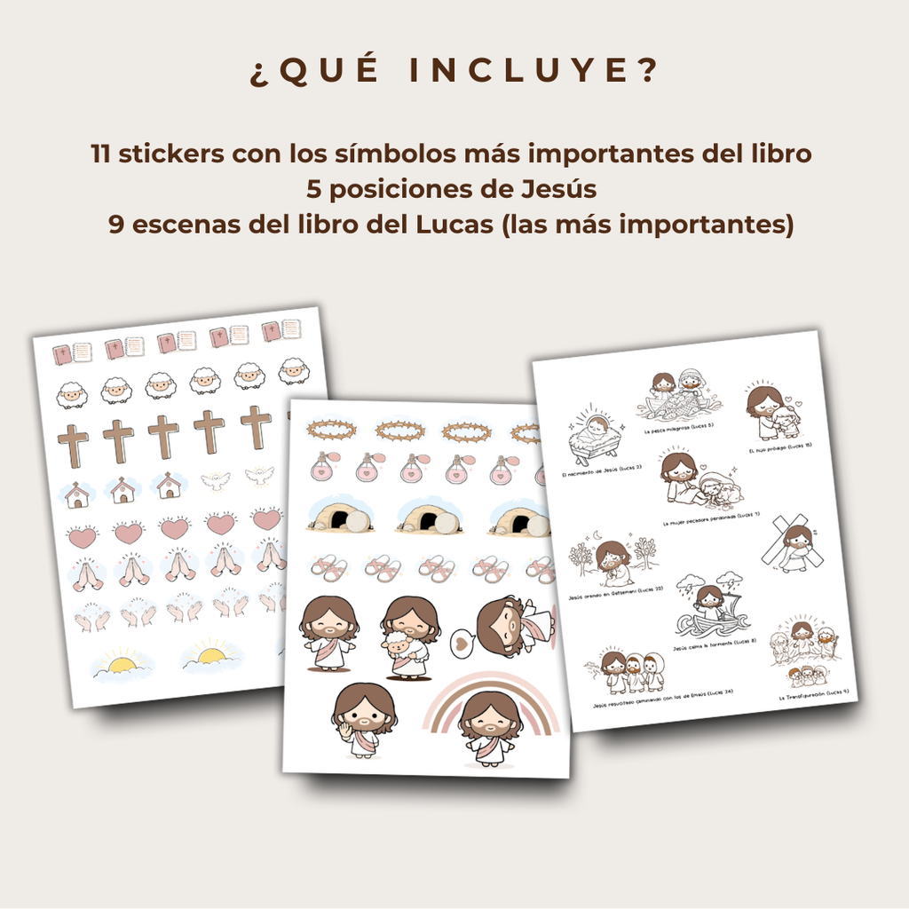 Kit de estudio Bíblico creativo- Libro de Lucas