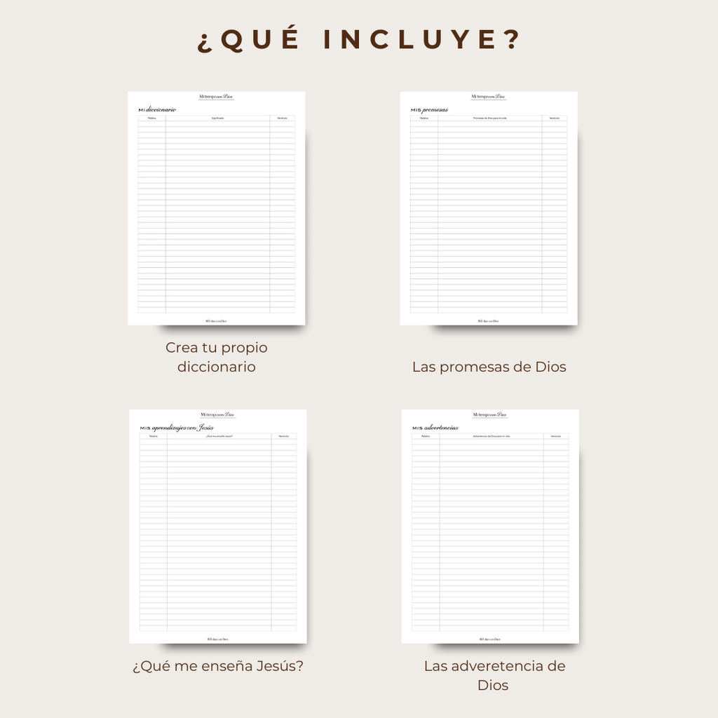 Diario devocional Mi tiempo con Dios