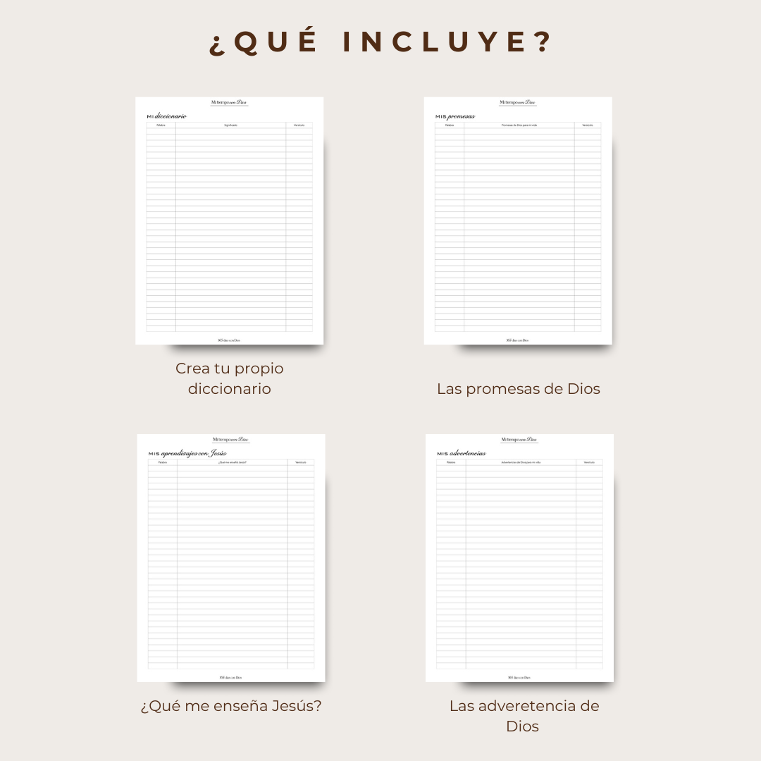 Diario devocional Mi tiempo con Dios