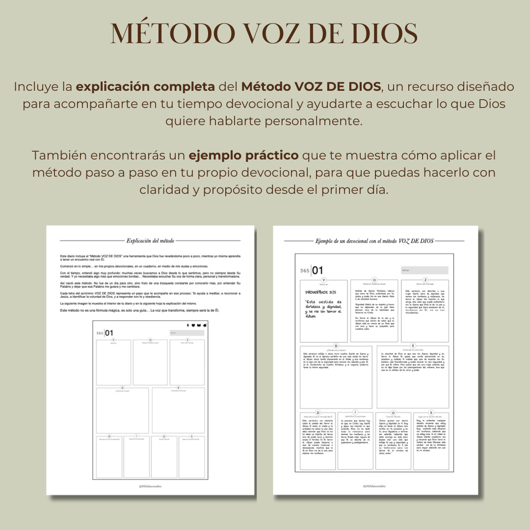 Diario devocional 365 conversaciones con Dios