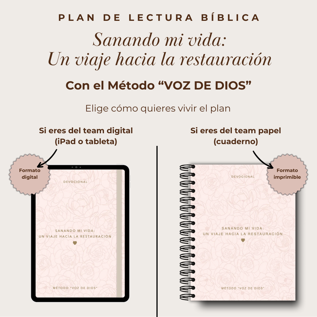 Devocional "Sanando mi vida: un viaje a la restauración"